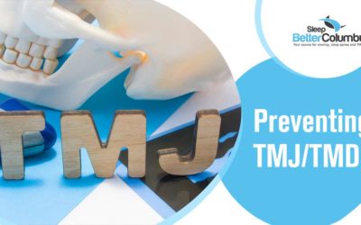 Image of TMJ medical abbreviation of temporomandibular joint. TMJ letters surrounded by human skull with lower jaw, neurological hammer and radiographs. Concept of anatomy, pathology of temporomandibular joint. Are you struggling to get a good night's sleep due to TMJ/TMD pain? Do you feel like no matter what you do, there's no comfort or relief from the discomfort? TMJ/TMD can lead to a variety of physical and mental issues, from headaches and toothaches to depression and anxiety. The physical pain is only part of the problem - lack of sleep can have a devastating impact on your overall quality of life. Sleep Better Columbus is here to help. Our approach focuses on preventing TMJ/TMD-related pain in order to give you a better night's sleep, so you can start feeling better and living life to the fullest. Stop struggling with TMJ/TMD and start sleeping better tonight!