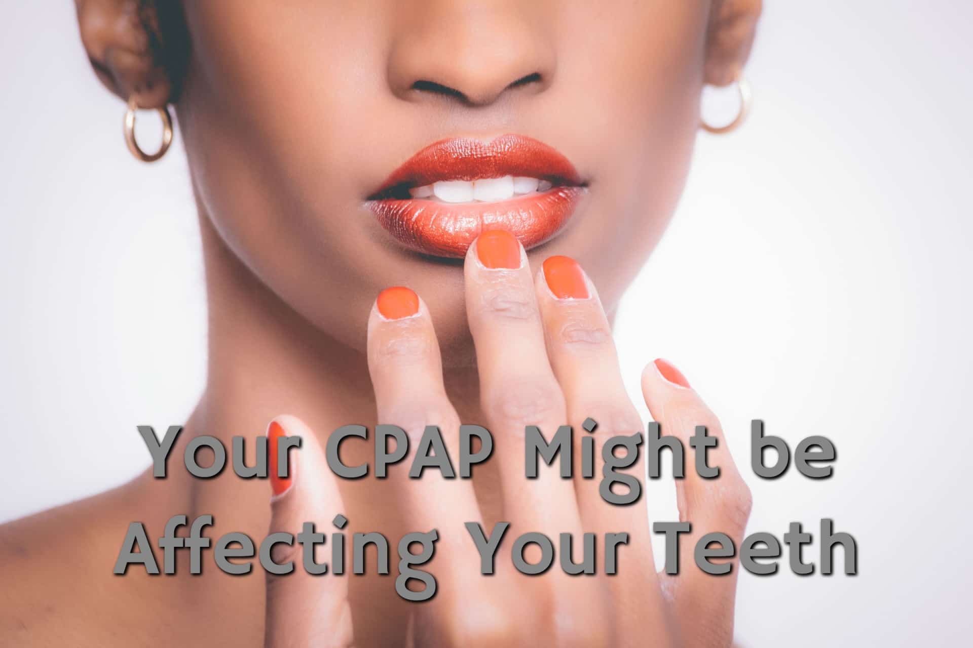 Woman interested in CPAP alternatives to treat her sleep apnea and prevent problems with her teeth